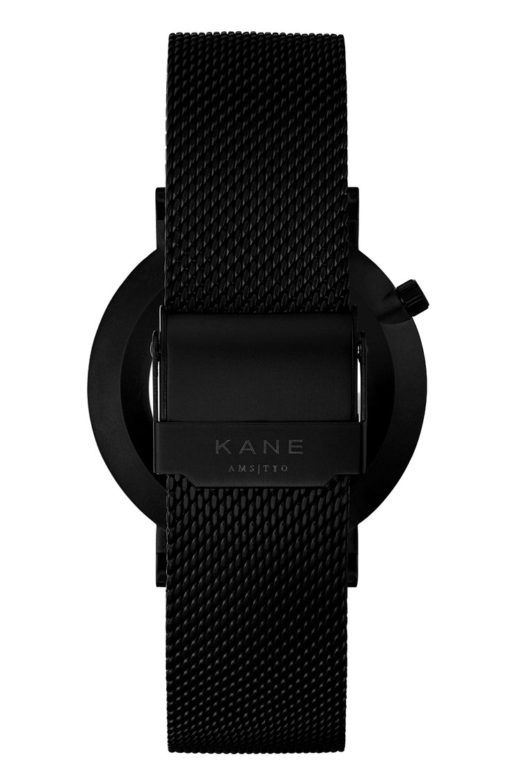 Minimalist Mens Watches by KANE® - Black Out Black Mesh™ – KANE